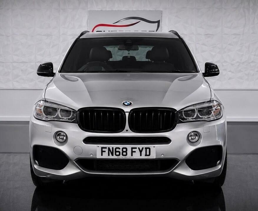 BMW X5 3.0 30D M Sport Xdrive Euro 6 Ss FN68FYD Silver #2