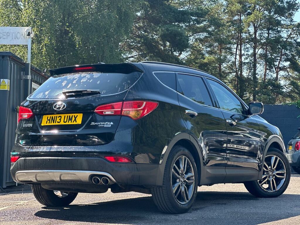 Hyundai Santa Fe 2013 2.2 Crdi Premium Se Suv 4Wd Black #3