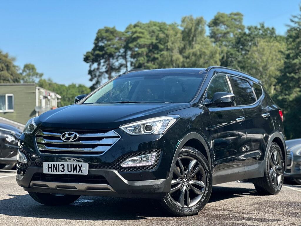 Hyundai Santa Fe 2013 2.2 Crdi Premium Se Suv 4Wd Black #2