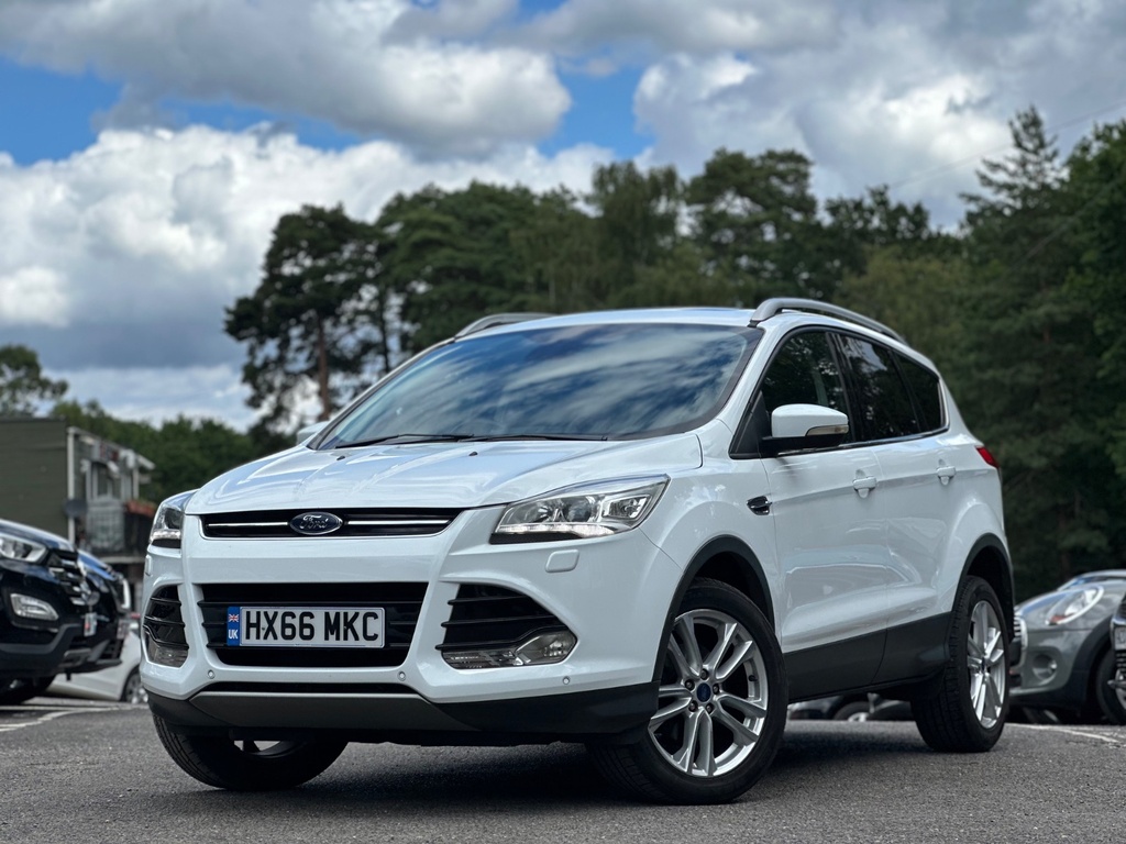 Ford Kuga Petrol HX66MKC White #2