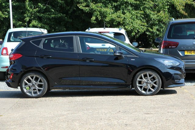 Ford Fiesta 1.0T Ecoboost St-line Hatchback MJ23YSN Black #2