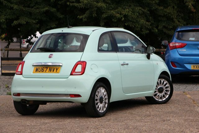 Fiat 500 1.2 Lounge Hatchback Euro 6 S S Green #3