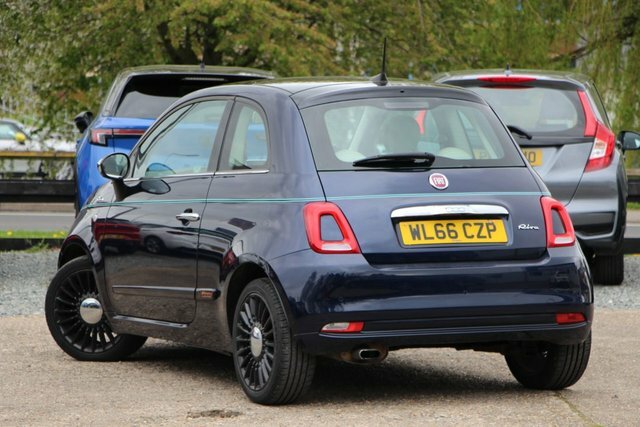 Fiat 500 1.2 Riva Hatchback Euro 6 S S Blue #6