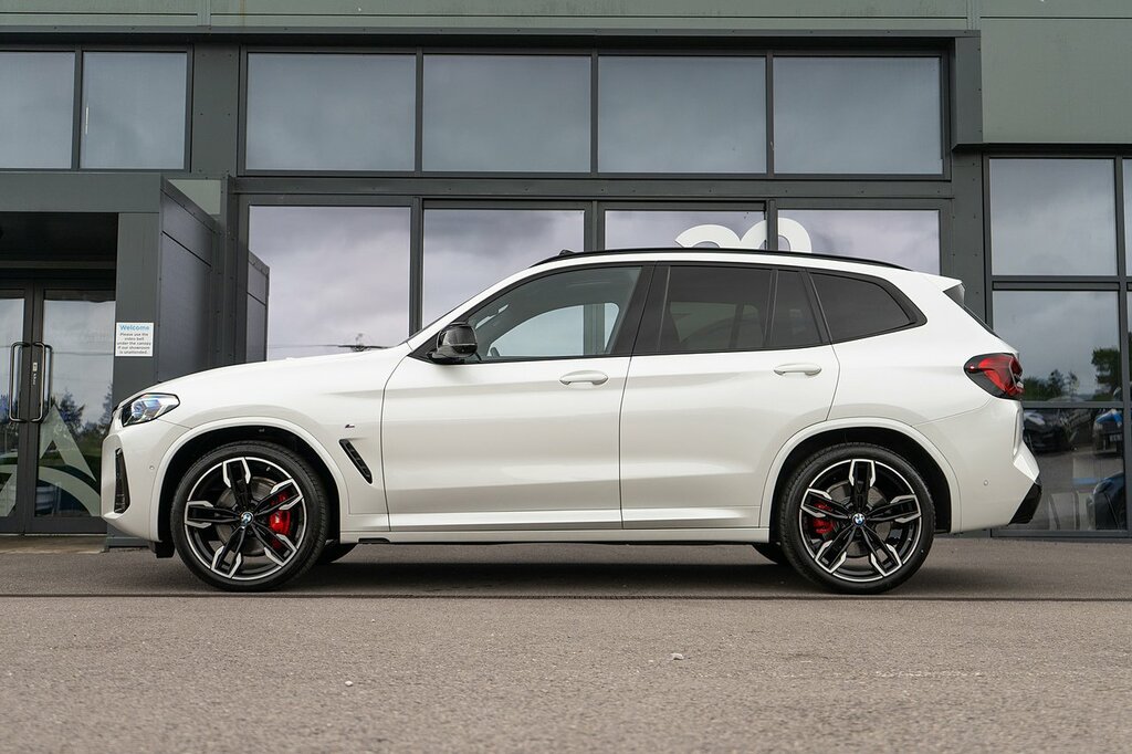 BMW X3 M40d Mht White #4