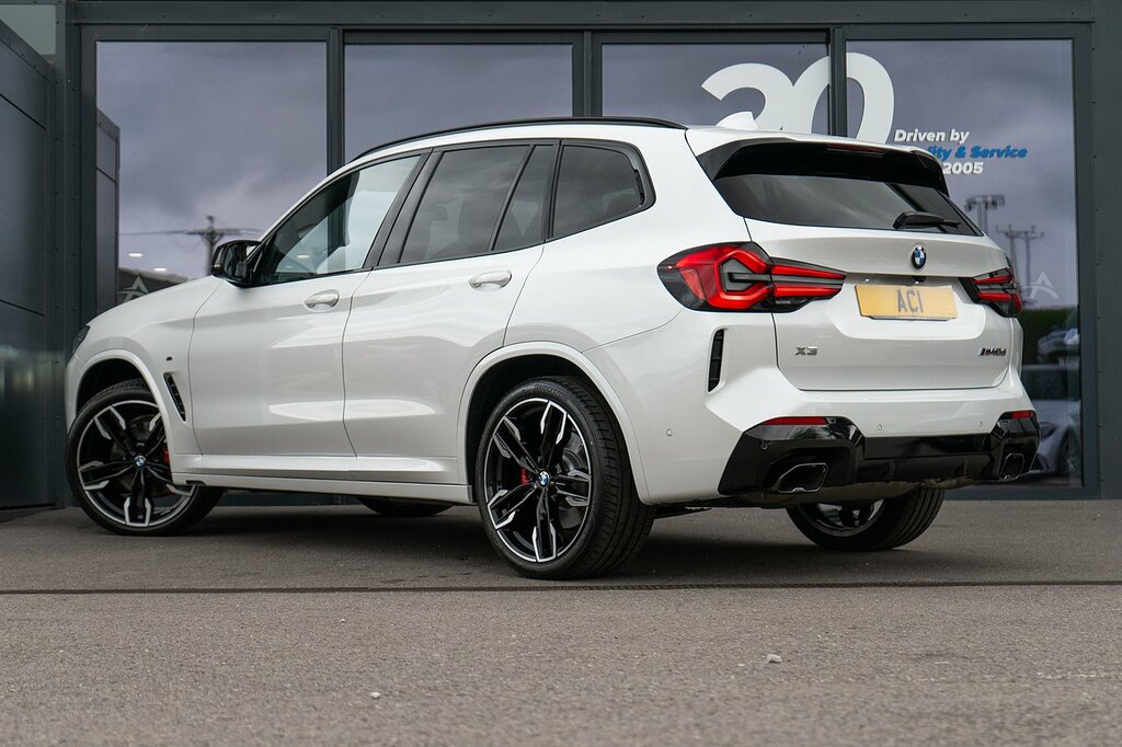 BMW X3 M40d Mht White #2