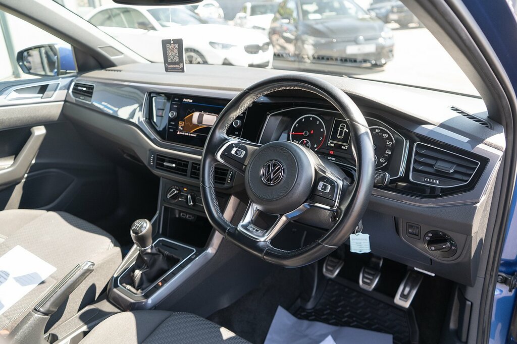 Volkswagen Polo Tsi R-line CP69JVU Blue #4
