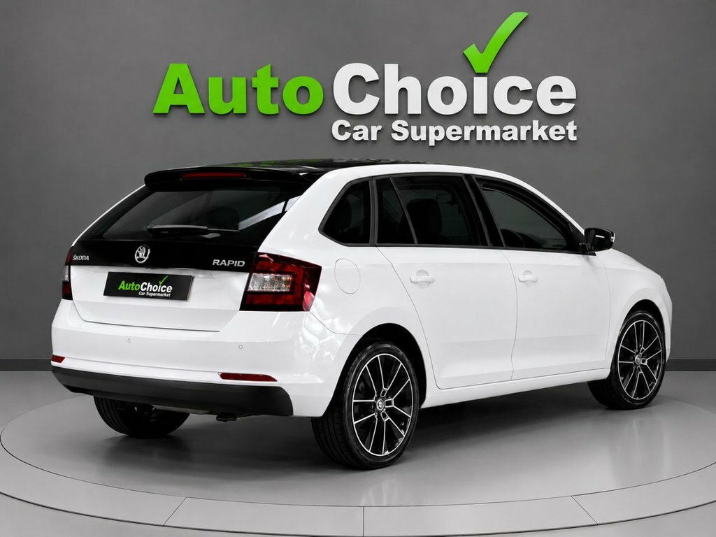 Skoda Rapid Spaceback 1L Se Sport White #6