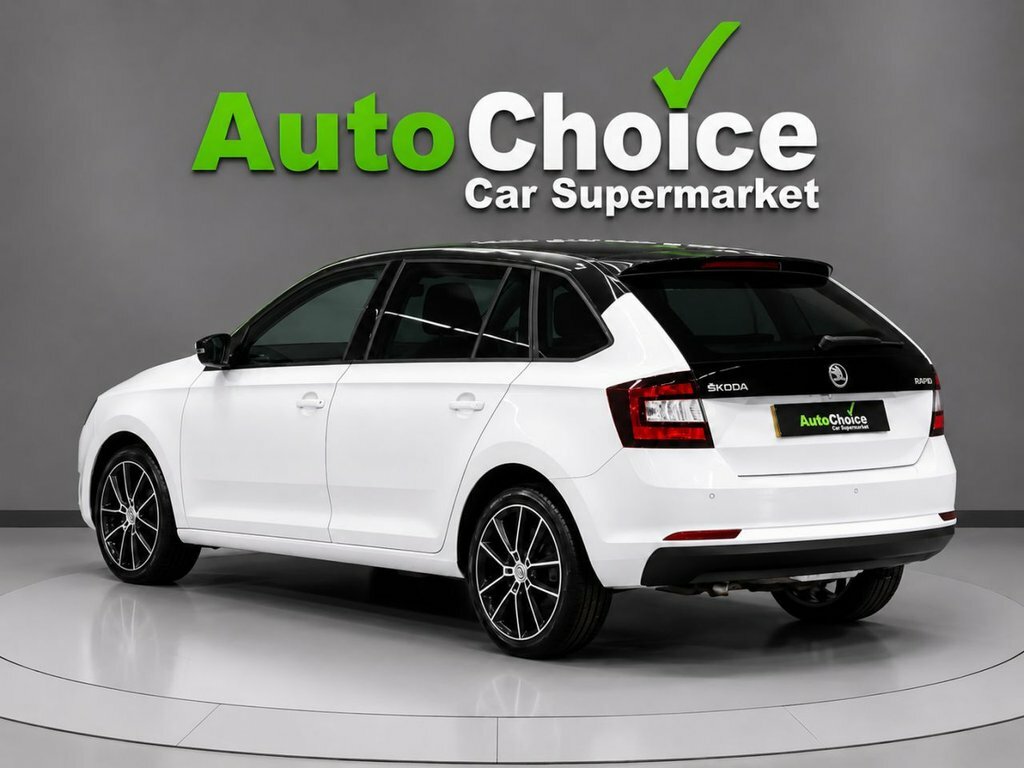 Skoda Rapid Spaceback 1L Se Sport White #4