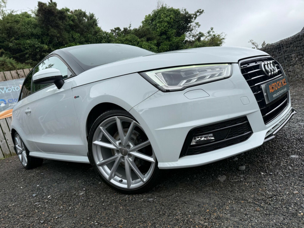 Audi A1 1.4 Tfsi Black Edition Euro 6 Ss Nav GSZ1044 White #3