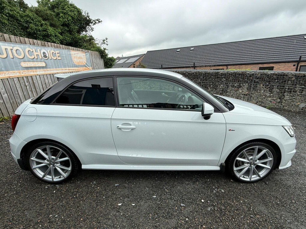 Audi A1 1.4 Tfsi Black Edition Euro 6 Ss Nav GSZ1044 White #4