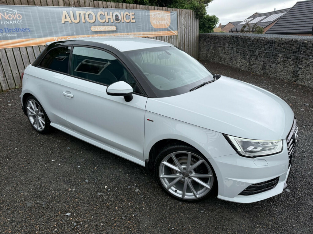Audi A1 1.4 Tfsi Black Edition Euro 6 Ss Nav GSZ1044 White #2