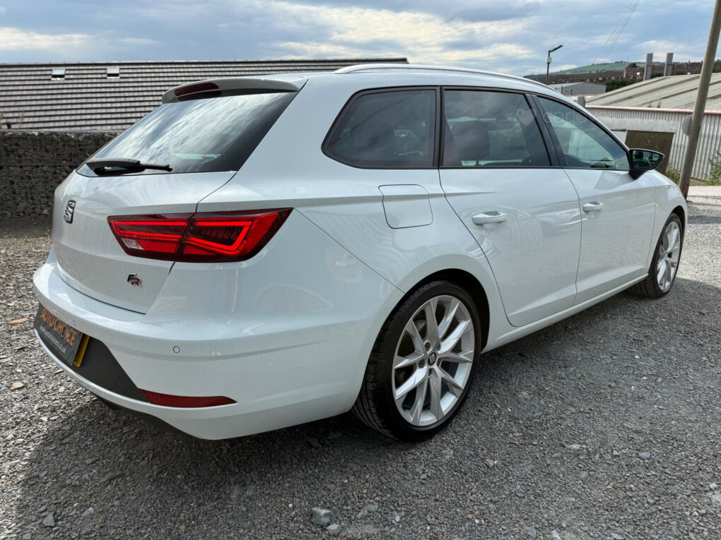 Seat Leon 2.0 Tsi Fr Sport St Dsg Euro 6 Ss NGZ6156 White #5