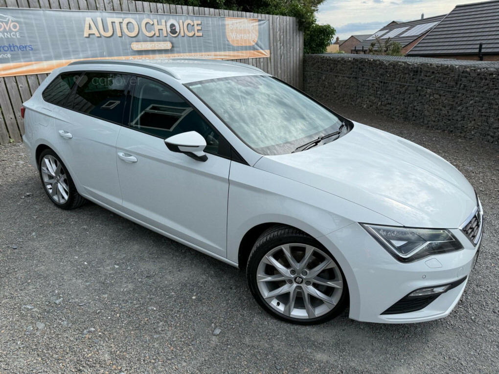 Seat Leon 2.0 Tsi Fr Sport St Dsg Euro 6 Ss NGZ6156 White #2