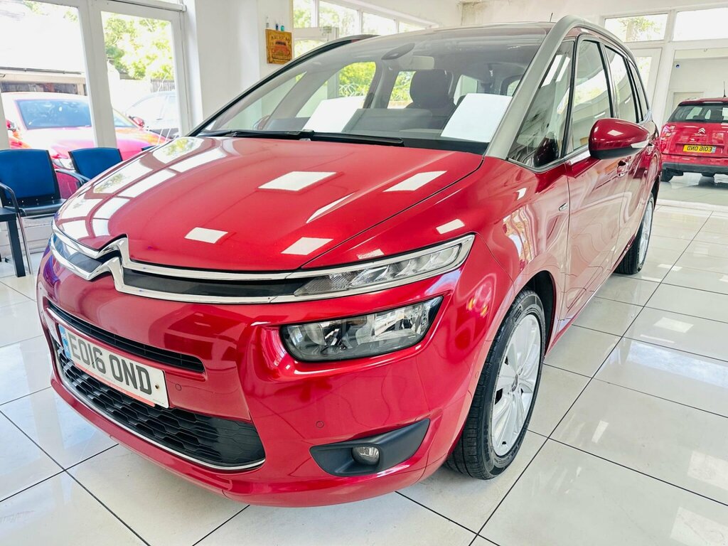 Citroen Grand C4 Picasso 1.6 Bluehdi Exclusive Eat6 Euro 6 Ss Red #5