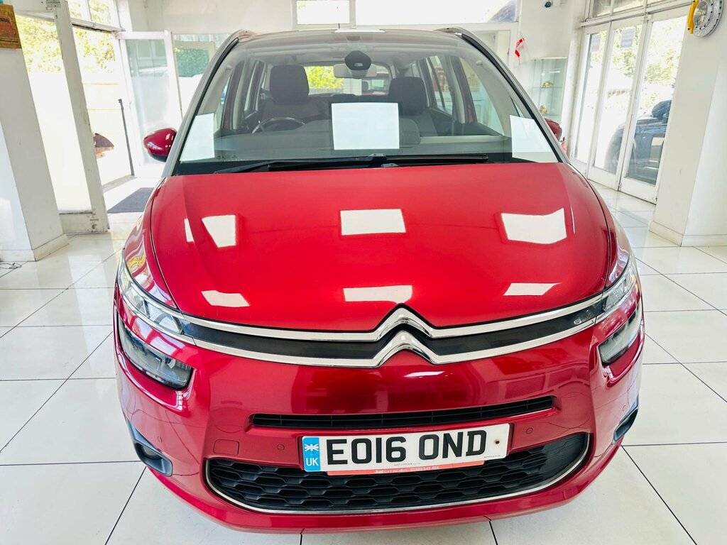 Citroen Grand C4 Picasso 1.6 Bluehdi Exclusive Eat6 Euro 6 Ss Red #2