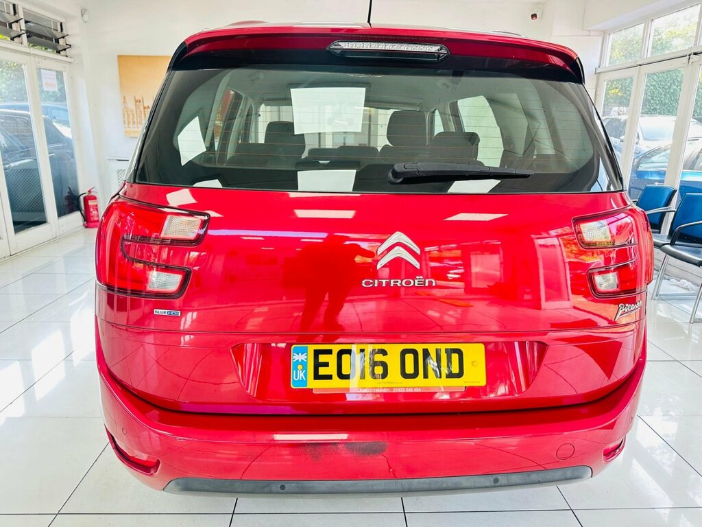 Citroen Grand C4 Picasso 1.6 Bluehdi Exclusive Eat6 Euro 6 Ss Red #6