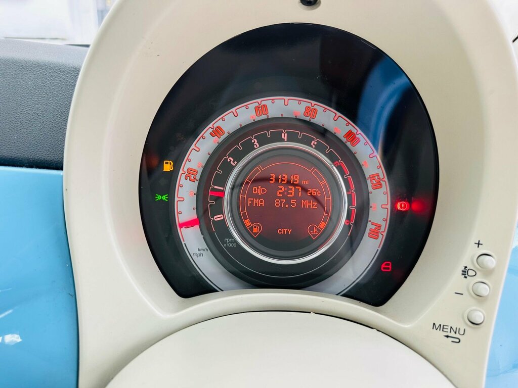 Fiat 500 1.2 Lounge Euro 6 Ss Blue #4