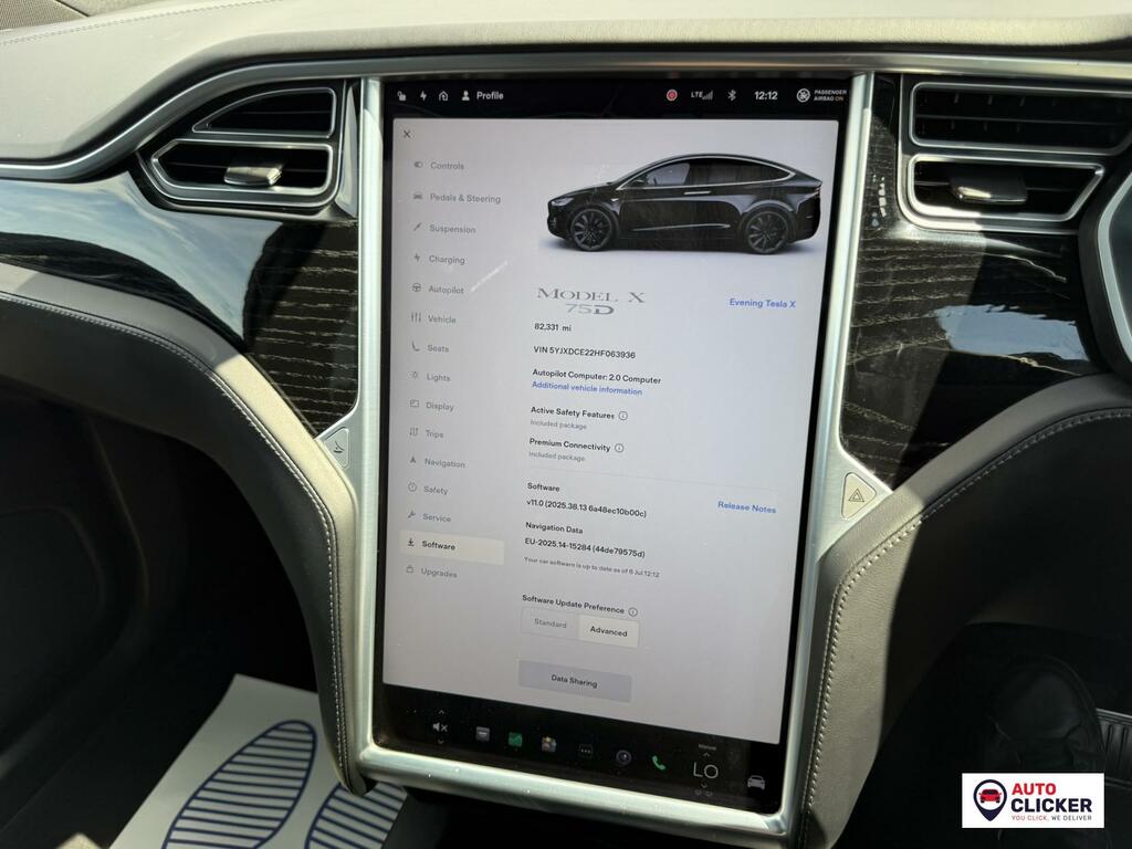 Tesla Model X Model X 90D Blue #17