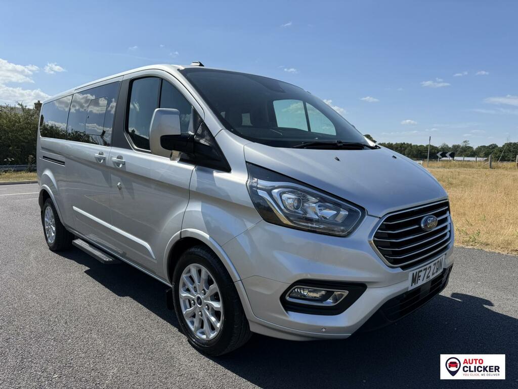 Ford Tourneo Custom 2.0 320 Ecoblue Titanium Minibus Double Cab Di Silver #3