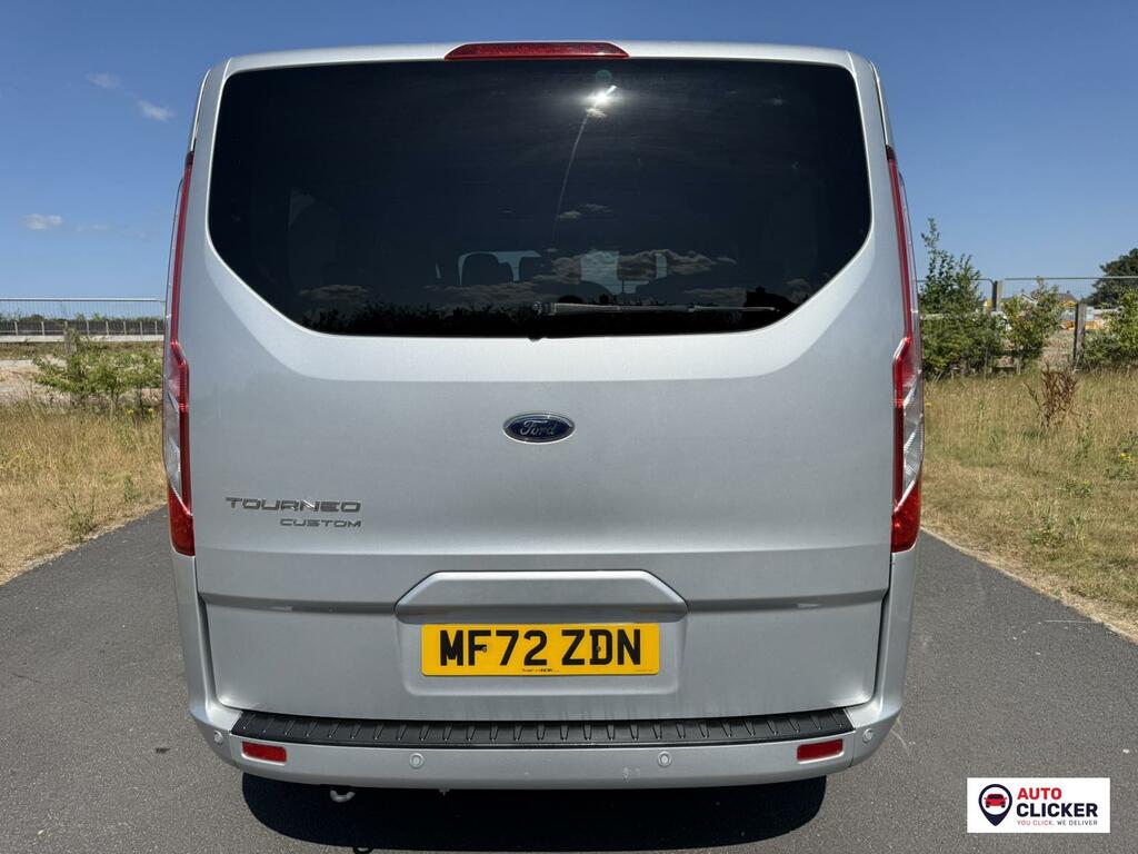 Ford Tourneo Custom 2.0 320 Ecoblue Titanium Minibus Double Cab Di Silver #6