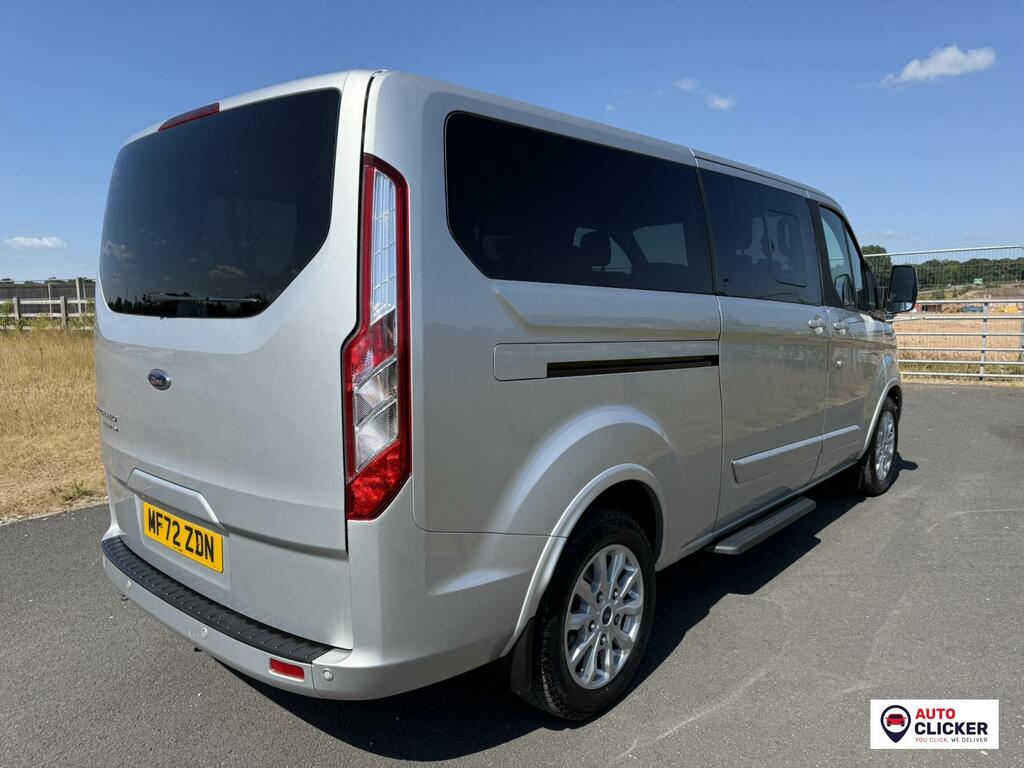 Ford Tourneo Custom 2.0 320 Ecoblue Titanium Minibus Double Cab Di Silver #5