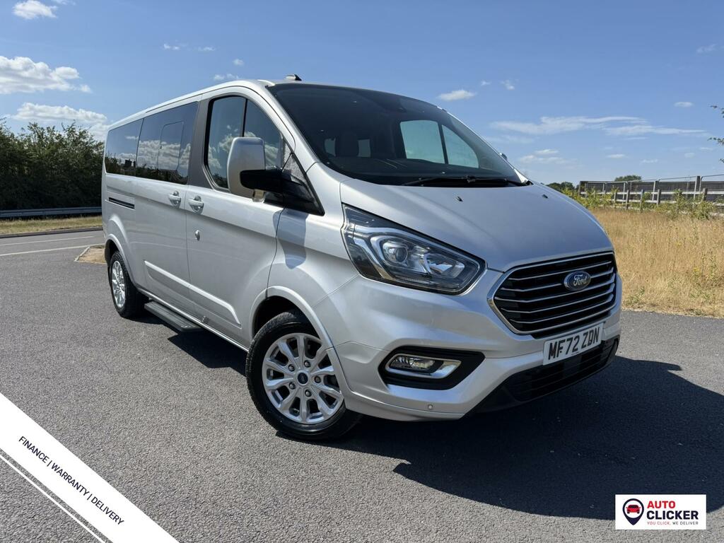 Ford Tourneo Custom 2.0 320 Ecoblue Titanium Minibus Double Cab Di Silver
