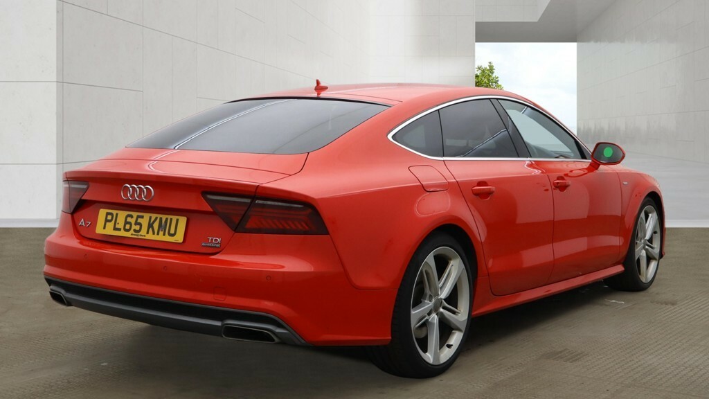 Audi A7 3.0 Tdi V6 S Line Red #4