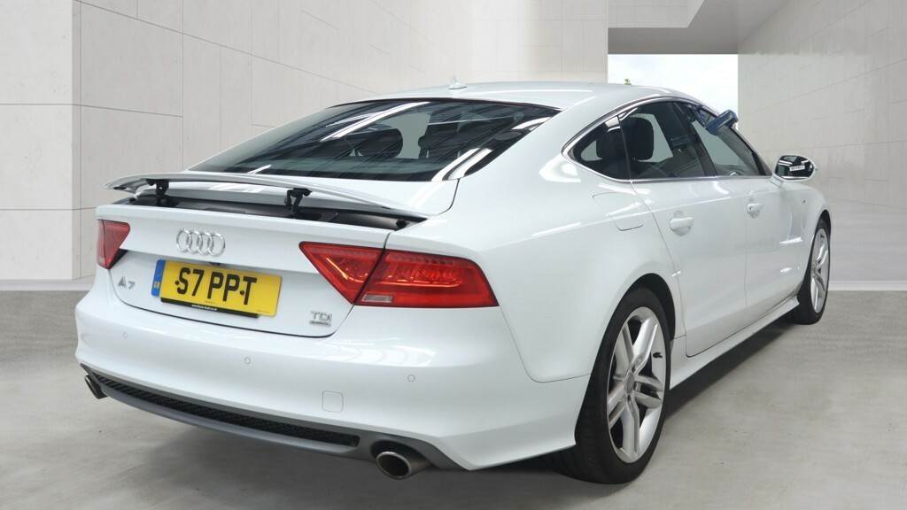Audi A7 3.0 Bitdi V6 S Line White #4