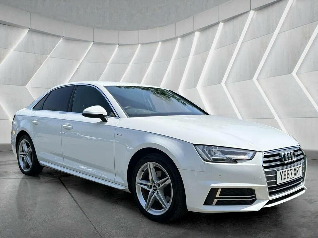 Audi A4 Saloon 1.4 Tfsi S Line S Tronic Euro 6 Ss White #3
