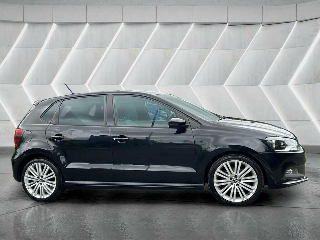 Volkswagen Polo Hatchback 1.4 Tsi Bluemotion Tech Act Bluegt Dsg E Black #4