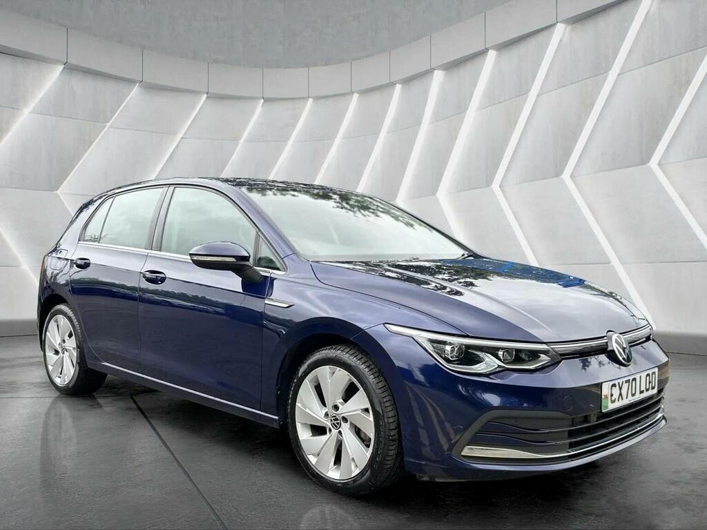 Volkswagen Golf Hatchback 2.0 Tdi Style Dsg Euro 6 Ss 2020 CX70LOD Blue #3