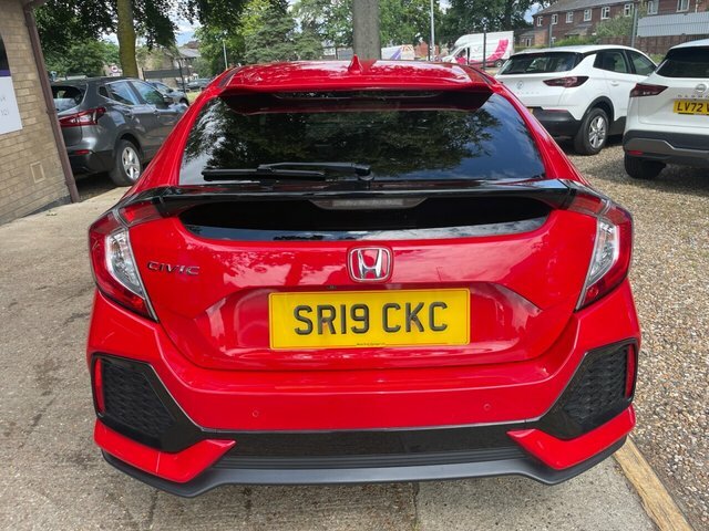 Honda Civic 1.6 I-dtec Sr Hatchback Euro 6 Red #5