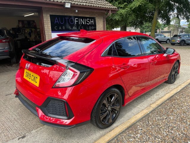 Honda Civic 1.6 I-dtec Sr Hatchback Euro 6 Red #6