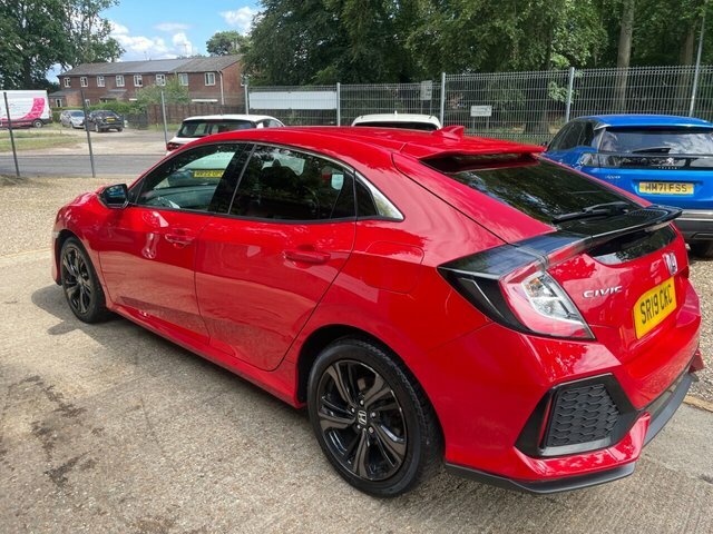 Honda Civic 1.6 I-dtec Sr Hatchback Euro 6 Red #3