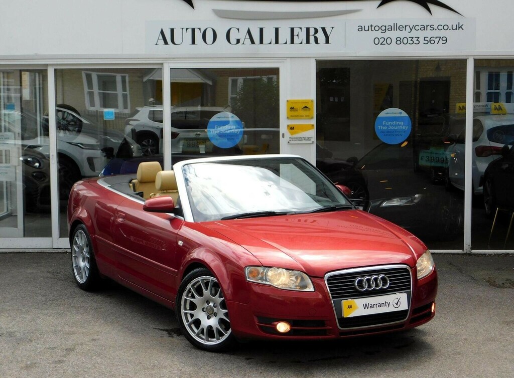 Audi A4 Cabriolet 1.8T Sport Convertible 206 Gkm Silver #78