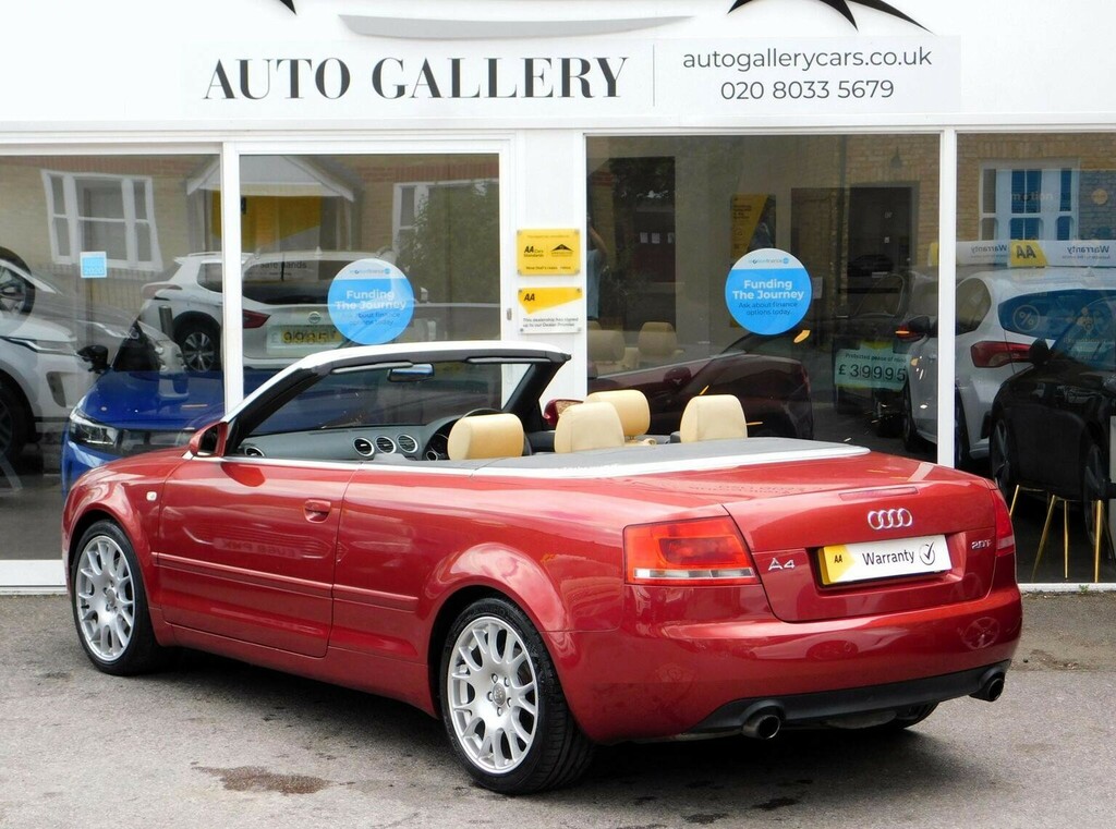 Audi A4 Cabriolet 1.8T Sport Convertible 206 Gkm Silver #55
