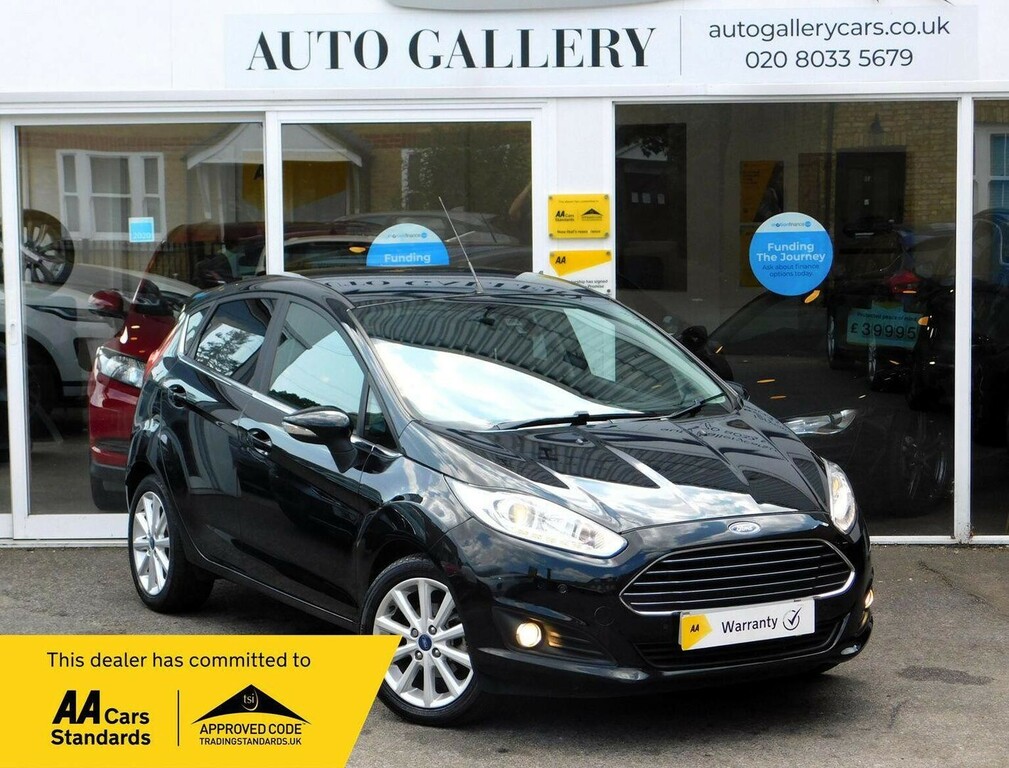 Ford Fiesta Hatchback 1.0T Ecoboost Titanium Euro 6 Ss Black