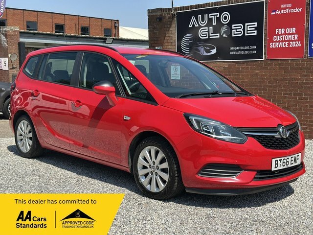 Vauxhall Zafira Tourer Turbo Design Euro 6 Red