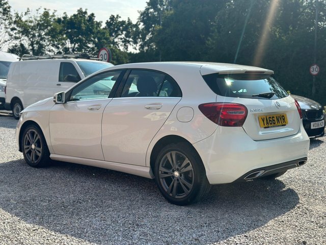 Mercedes-Benz A Class A180d Sport Euro 6 YA66NYR White #3