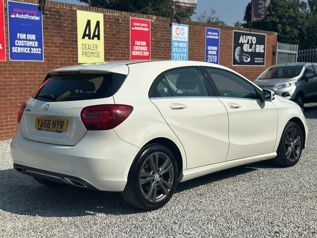 Mercedes-Benz A Class A180d Sport Euro 6 YA66NYR White #4