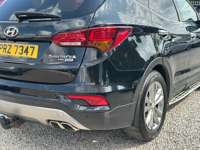 Hyundai Santa Fe Suv Black #13