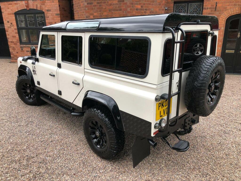 Land Rover Defender 110 Suv 2.4 Tdci County Station Wagon 4Wd Mwb Euro 4 5 White #5