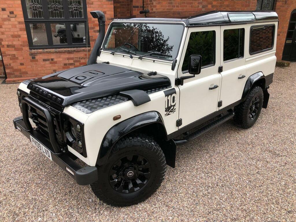 Land Rover Defender 110 Suv 2.4 Tdci County Station Wagon 4Wd Mwb Euro 4 5 White #3