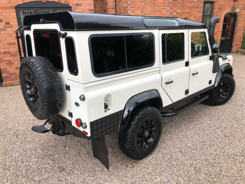Land Rover Defender 110 Suv 2.4 Tdci County Station Wagon 4Wd Mwb Euro 4 5 White #4
