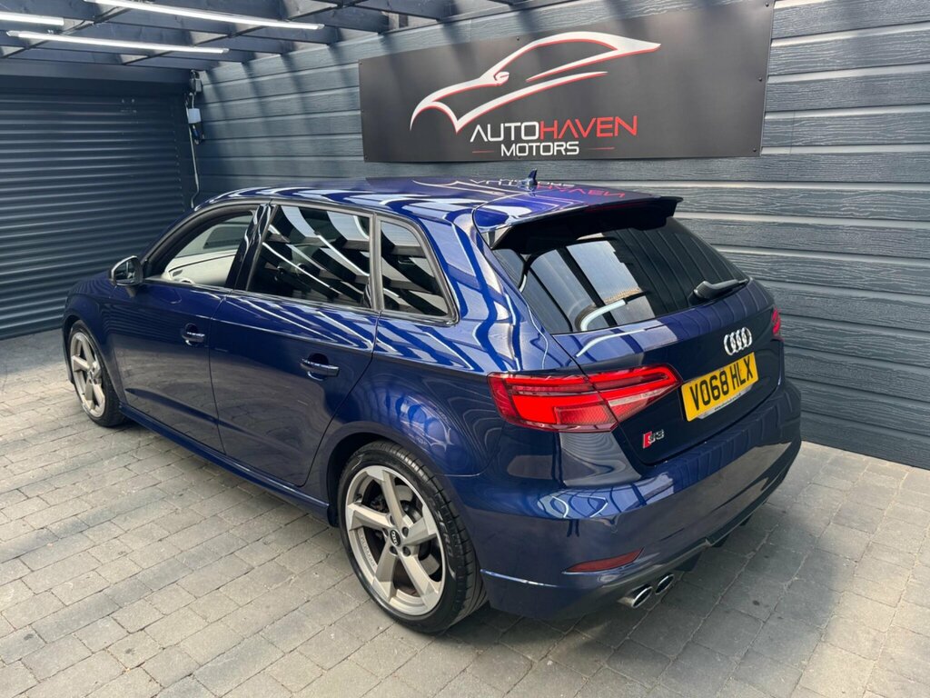 Audi S3 Saloon 2.0 Tfsi Black Edition S Tronic Quattro Eur Blue #9