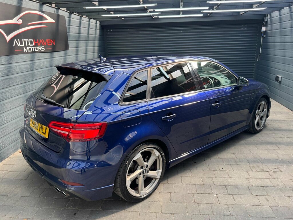 Audi S3 Saloon 2.0 Tfsi Black Edition S Tronic Quattro Eur Blue #38