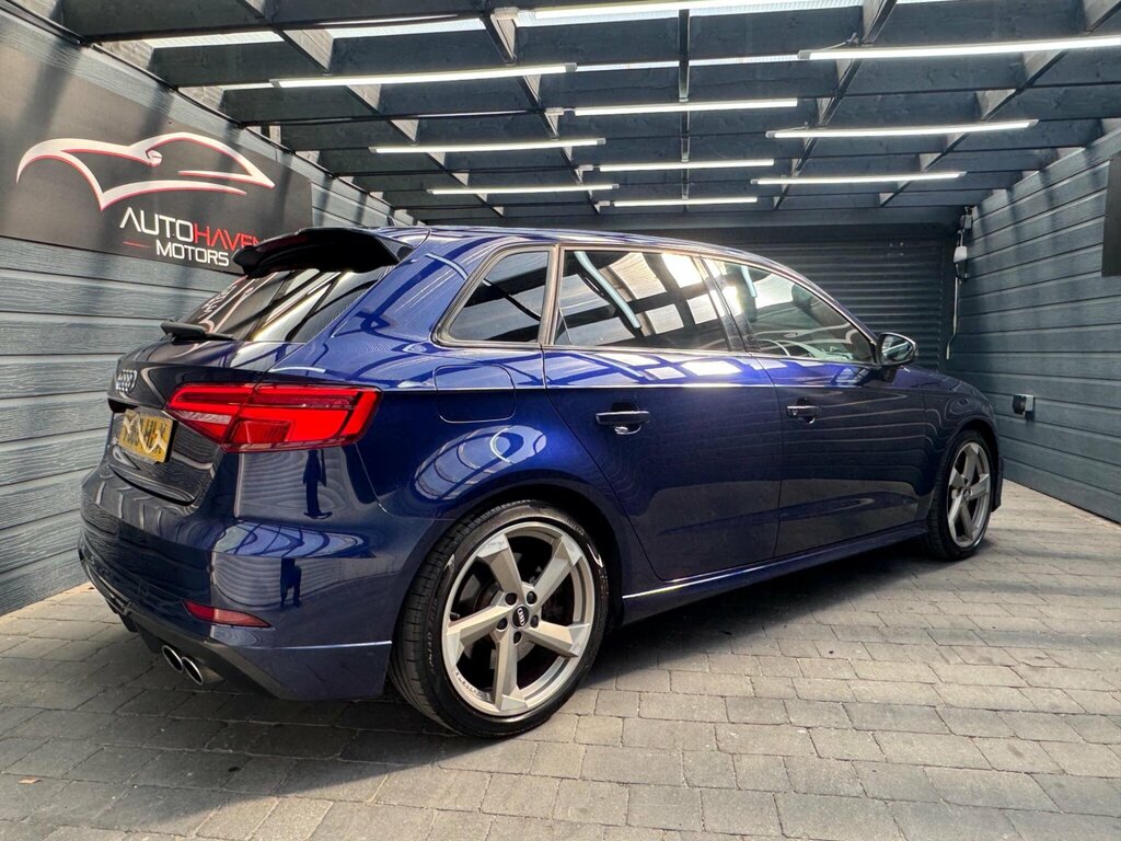Audi S3 2.0 Tfsi Black Edition Sportback S Tronic Quattro Blue #5