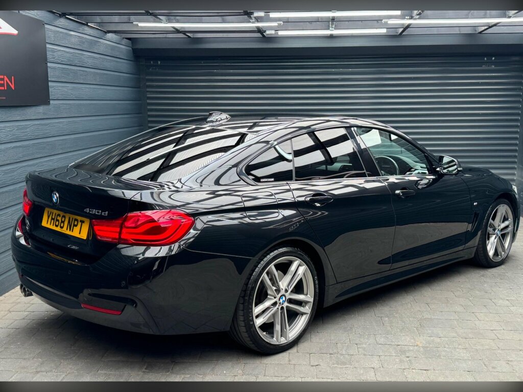 BMW 4 Series Gran Coupe 3.0 430D M Sport Euro 6 Ss YH68NPT Black #4