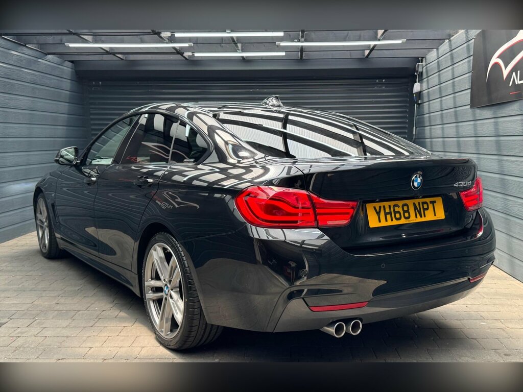 BMW 4 Series Gran Coupe 3.0 430D M Sport Euro 6 Ss YH68NPT Black #3