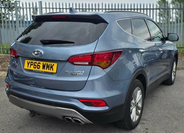 Hyundai Santa Fe 2.2 Crdi Blue Drive Premium Suv 4W YP66WMK Blue #5